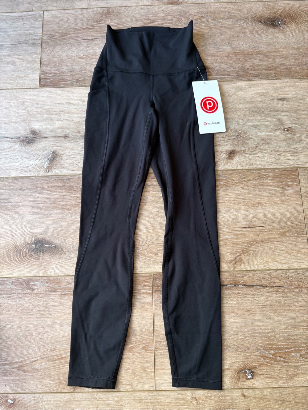 lululemon athletica Black High-Waist Leggings with Side Seams